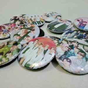 3 Pcs BTS Kpop badge for bags hats clothes fashion chest brooch badge