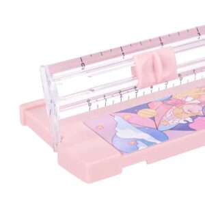 Paper Cutter, Cute, Paper Trimmer, A5, Mini, Compact, Cute, Lightweight Convenient to Carry, Anti-Slip, Paper, Photo, Coupon, Labels, Copy Paper, Cardboard, Office Supplies 1 pcs multicolor