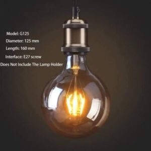 Globe Long Filament Edison Led Bulb-Large - E27 (4w Only Bulbe)