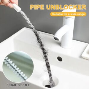 Pipe Dredging Brush 45 cm Bathroom Hair Sewer Sink Cleaning Brush Drain Cleaner Flexible Cleaner Clog Plug Hole Remover Tool