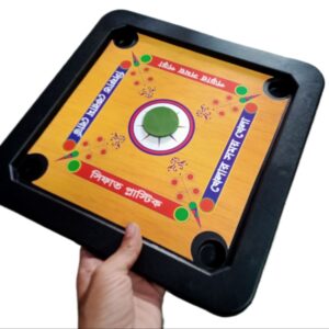 Mini plastic Carrom Board & Ludo King 2 In 1 (12 Inch) বাচ্চাদের ছোট ক্যারাম বোর্ড ও লুডু খেলা প্লাস্টিকের