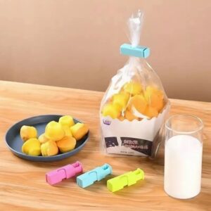 Food Sealing Clips 05 Pcs , Snack Bag Clips, Moisture-proof Fresh-keeping Clips, Plastic Bag Sealing Clips